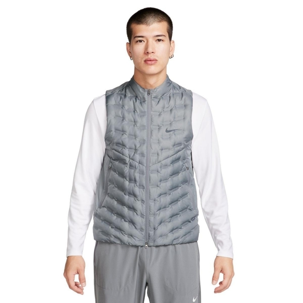Nike Therma-Fit ADV Repel Aeroloft Down Running Vest Grey Mens FB7542-084